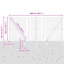 Vidaxl Hexagon Fence Steel-114622053-114622068