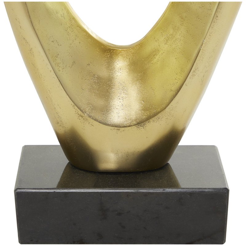 Sculpture abstraite Anannya, Or
