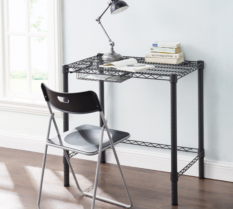 Suprima Heavy Duty Desk, Gunmetal Gray