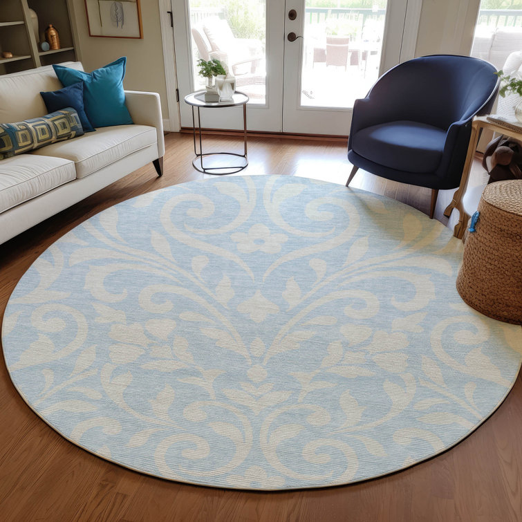 Lamanna Washable Floral Indoor / Outdoor Rug