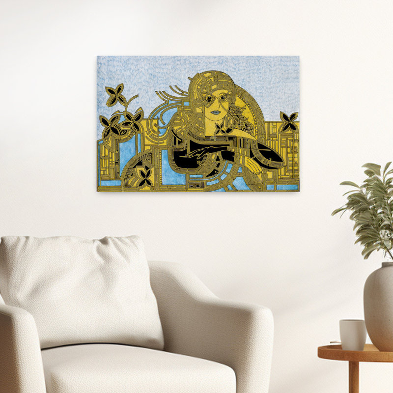 Art contemporain, art mural cheval contemporain, H 16 po x l 24 po