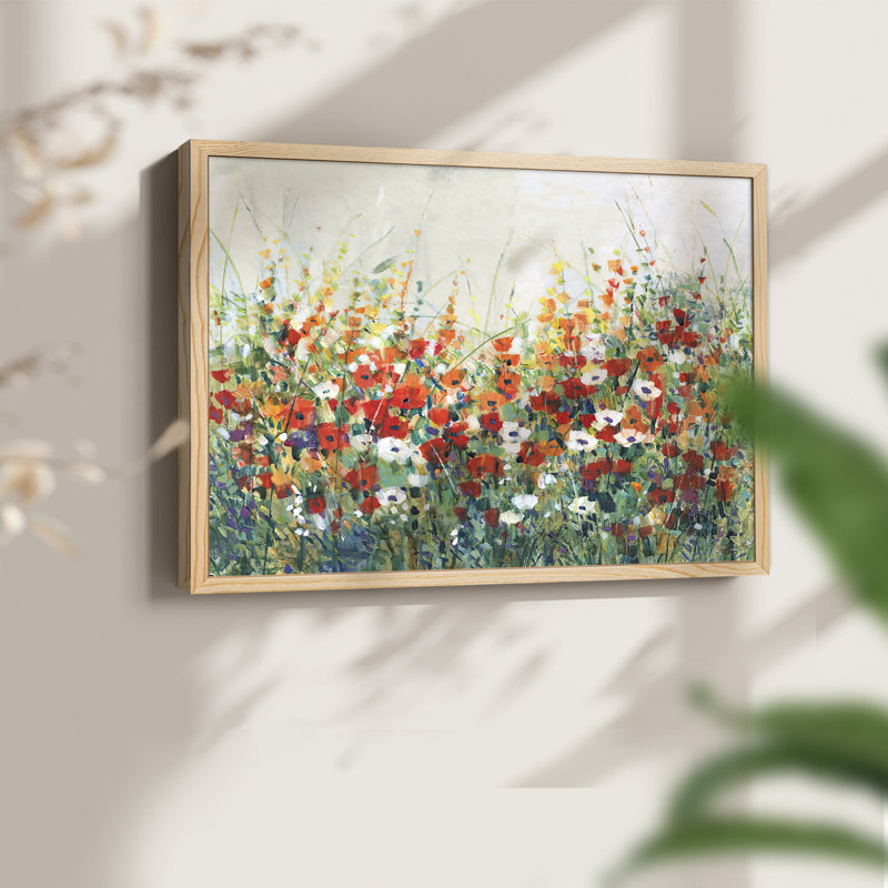 «Garden in Bloom II», reproduction encadrée, H 8 po x l 10 po, Naturel