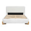 Lit tapissier Boucle, double
