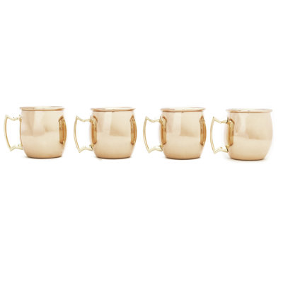 Serna 2 oz. Copper Moscow Mule Mug Set