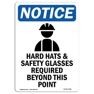 Hard Hats and Safety Sign