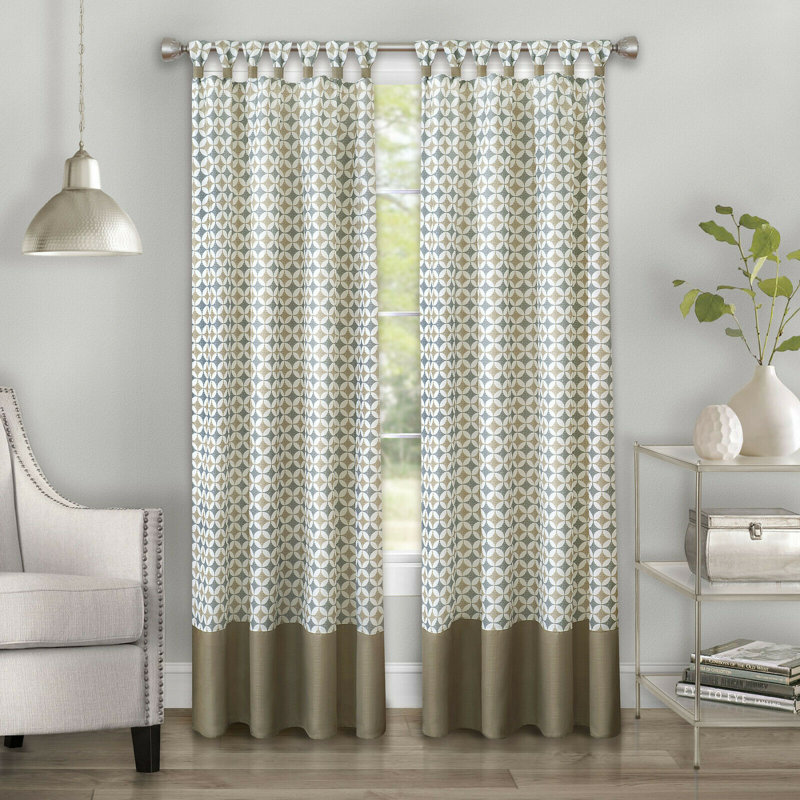 Lorcan Room Darkening Curtain Pair, Taupe, 52" W x 84" L