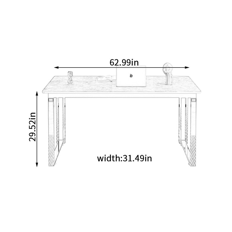 Jacquoline, H 29,52 po x l 62,99 po x P 31,49 po