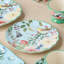 Ensemble de 4 grandes assiettes Flora