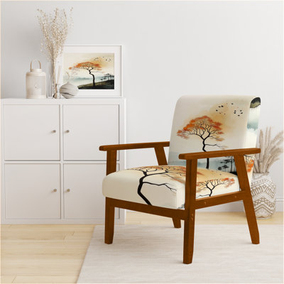 Chaise rembourrée Tree - Chaise en chêne Ember Tree Hills