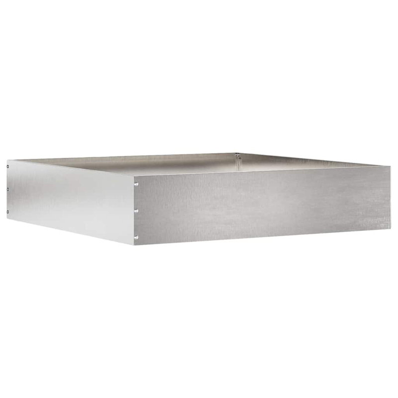13 cm H Stainless Steel, 13cm H x 60cm W