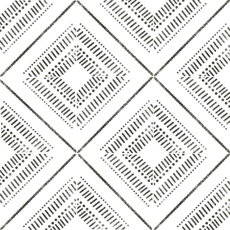 Carrelage mural en porcelaine mate Encaustic 8 po x 8 po Amara, Fiorelle