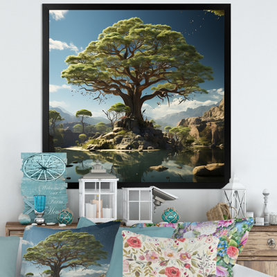 " Expressionist Vistas Baobab Tree "