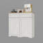 Poubelle inclinable 10 gallons avec tablette et tiroirs Balconera Kitchen