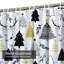 Mignon rideau de douche avec 12 crochets-835726330