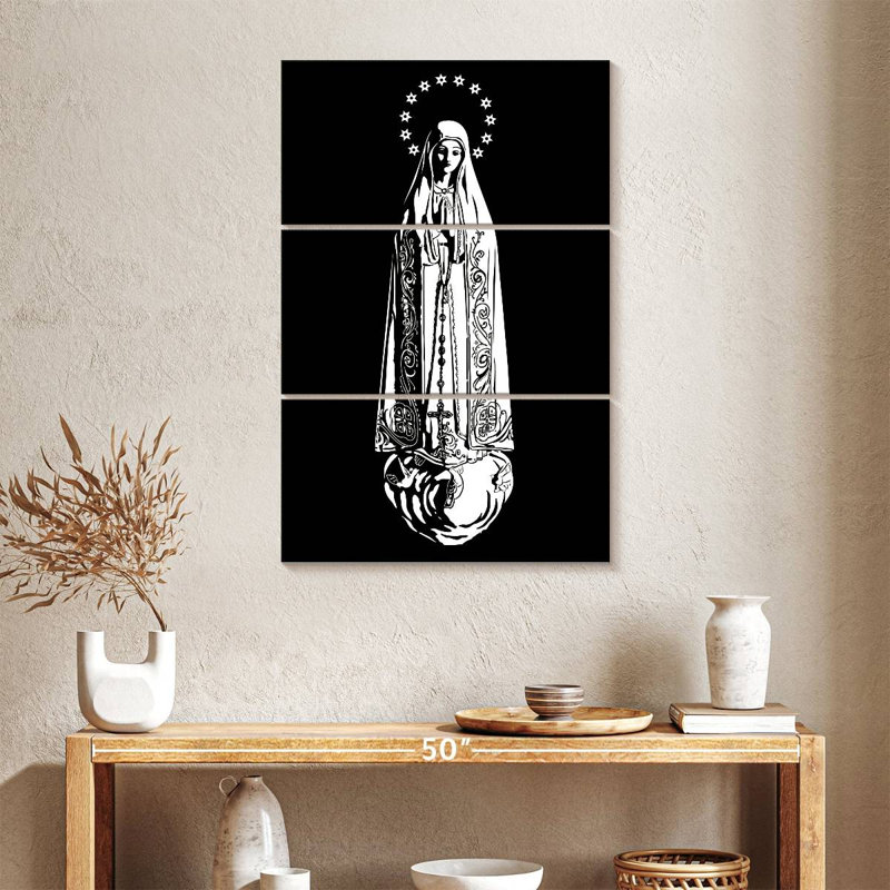 Leisha Mother Mary, 38" H x 24" W