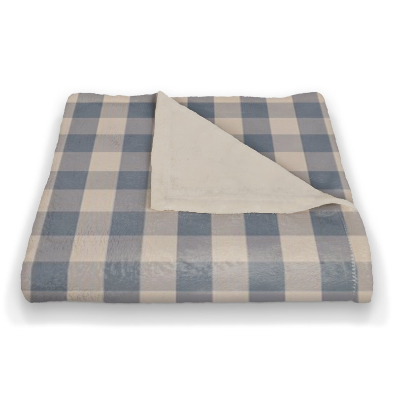 Hand Woven Throw Blanket, Blue