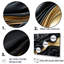Décoration murale or et noir Soft Wave Fusion - formes abstraites-96320902-96320899