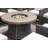 Areefa 8 - Person Wicker Patio Dining Set with Round Table , Cushions Included