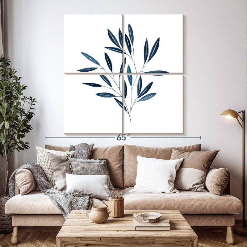 Harnek Navy Leaves II