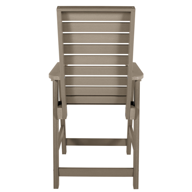 Tabouret de bar 23,12 po Midwest, Brun bois