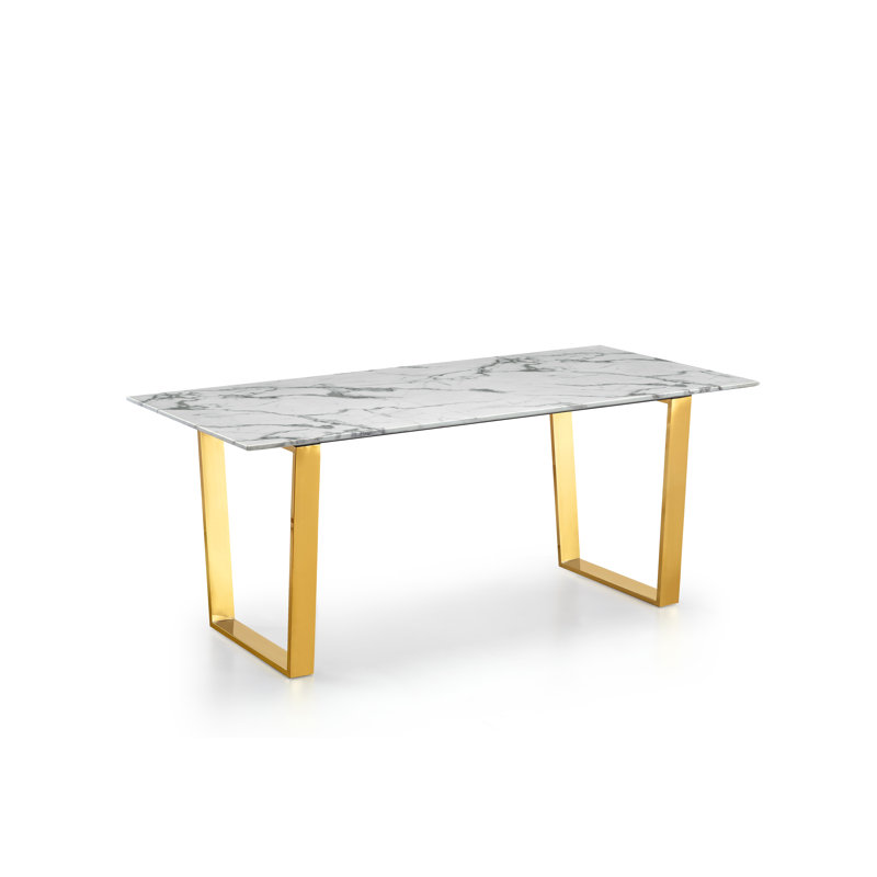 Table de salle à manger Brookville , Doré