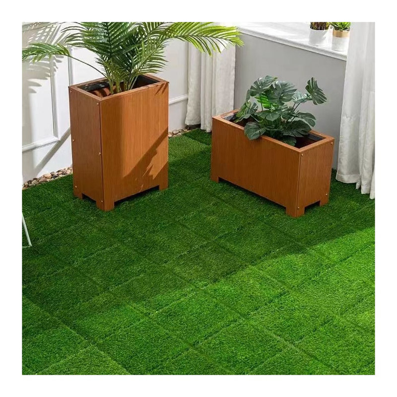 36 tuiles artificielles à emboîtement pour terrasse et jardin