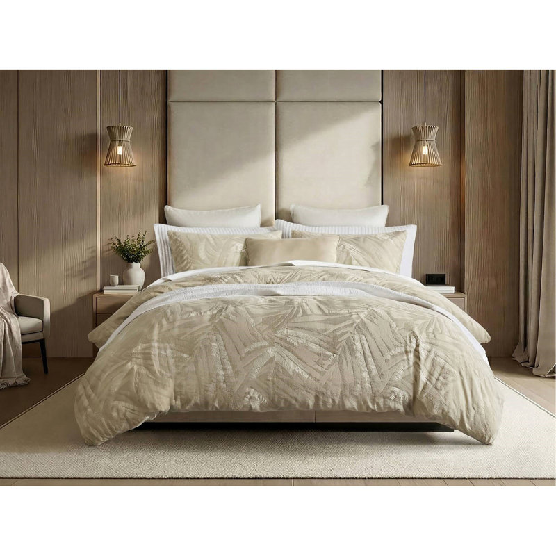 3 Pieces Full/Queen Cotton Duvet Set,Linen