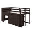 Lit mezzanine avec tiroirs et tablette-254219464
