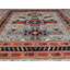 Tapis carré gris noué à la main 12 pi x 12 pi en laine grise 8CB10512A35B4E16945633521BF91865