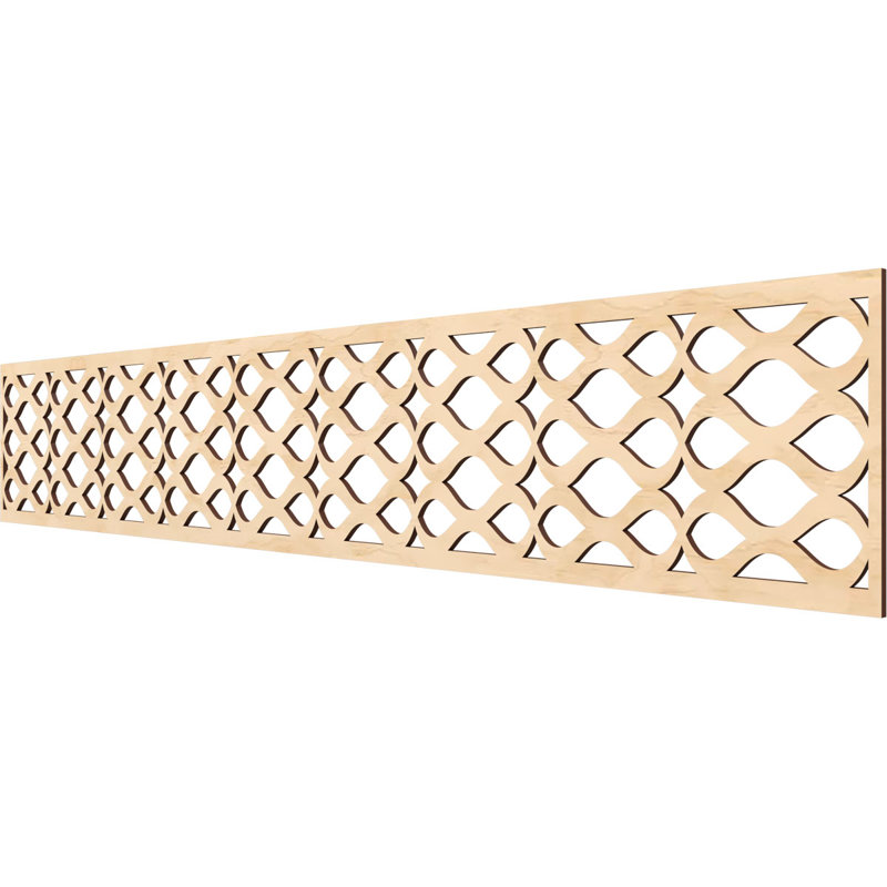 Moulure de charpente en bouleau Somerset l 46 5/8 po x H 8 po x T 1/4 po, Bouleau, H 8 po x l 46,625 po x P 0,25 po