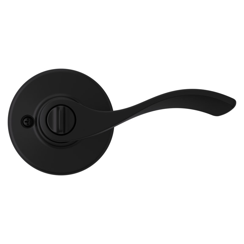 Balboa Bed/Bath Lever, Matte Black