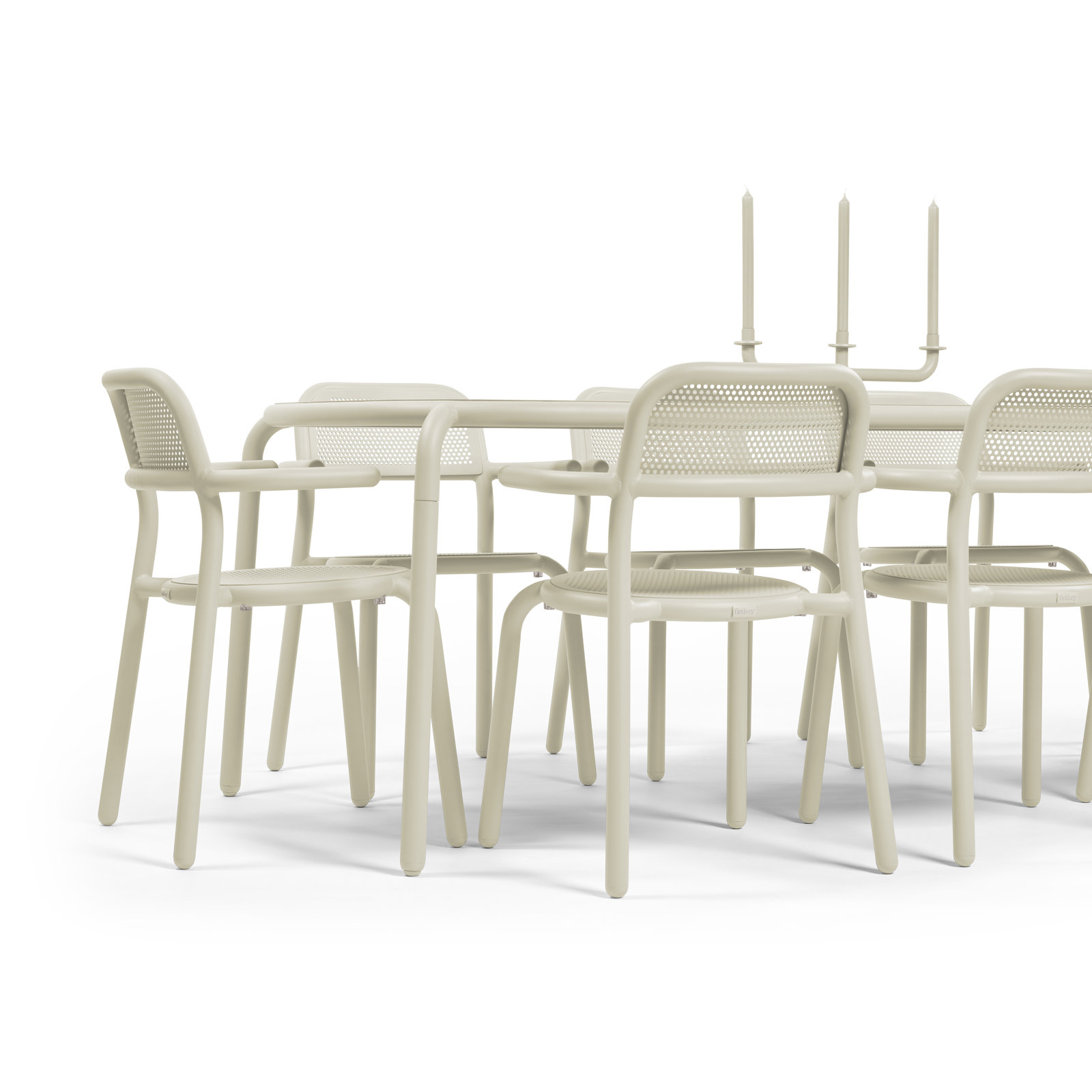 Toní 87" Patio Dining Set, Desert