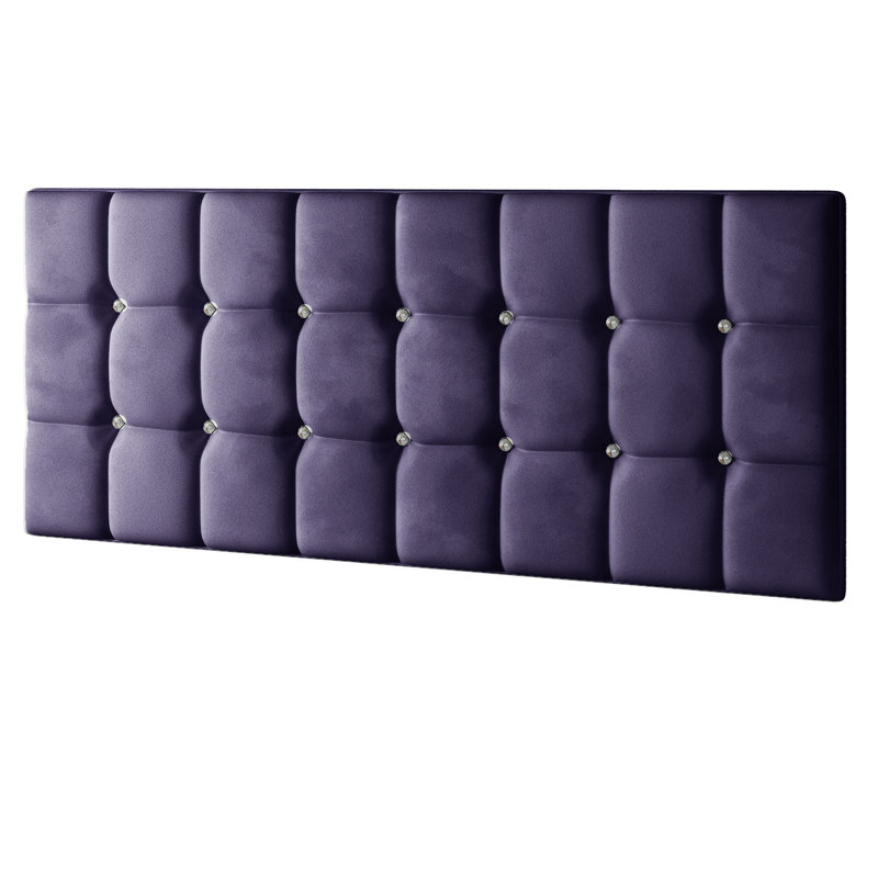 Rochester Upholstered Headboard, Pink, Double (4'6)