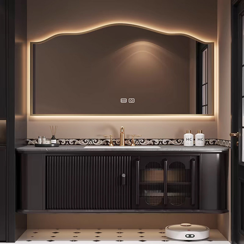 American-style simple bathroom cabinet, 62.99"