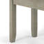Table de bout rectangulaire transitionnelle étroite en bois massif de 14 po avec tiroirs et pieds fuselés Artisan-3926842-96862753