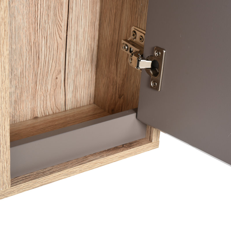 Paulis 90mm W 492mm H Wall Mounted Required Frameless Medicine Cabinet Mirror 1 Adjustable