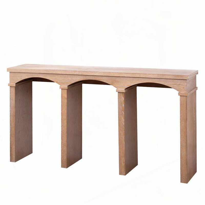 60"Entryway Rustic Wood Console Table