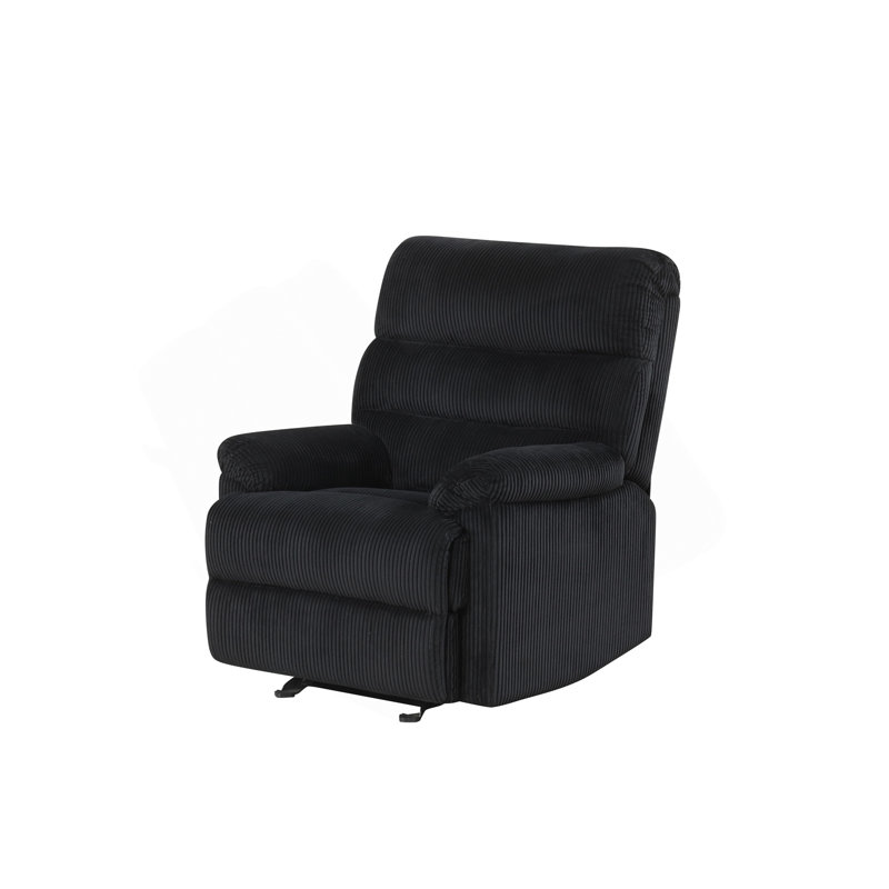 Lucie 066CE35B015147EB8B805DCA92286761 Glider Recliner Black