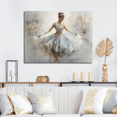 Blue Ballet Dance II, reproduction d'art sur toile