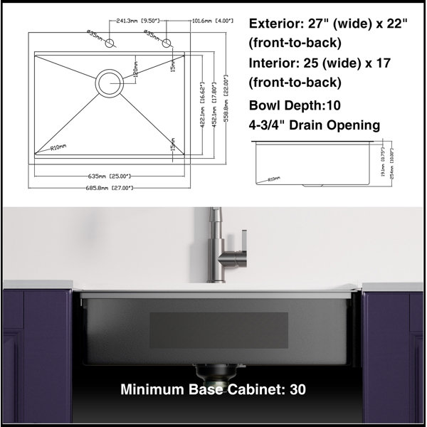 Dimensions du produit