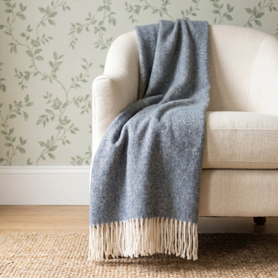 Edelia Wool Throw Blanket