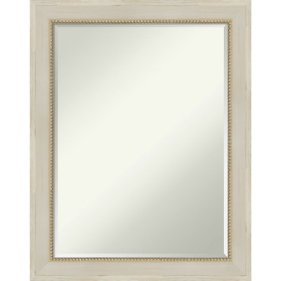 Youssoufia Wood Flat Wall Mirror