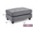 Sleek Contemporary Black Ottoman-543829427