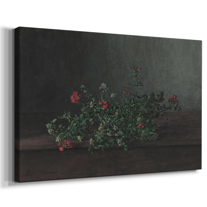 Motif floral rétro Cxxii, 40 x 60