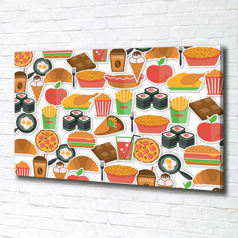 Fast Food - Wrapped Canvas Print