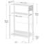 Slim Side Table with Storage-1876535938-1876535939