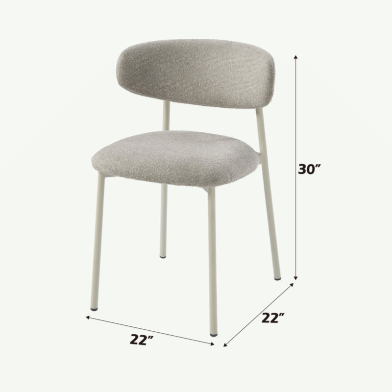 Ensemble de 2 chaises d'appoint Ingram
