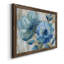 Duo bleu - Reproduction d'art sur toile encadrée-367443623-367443615