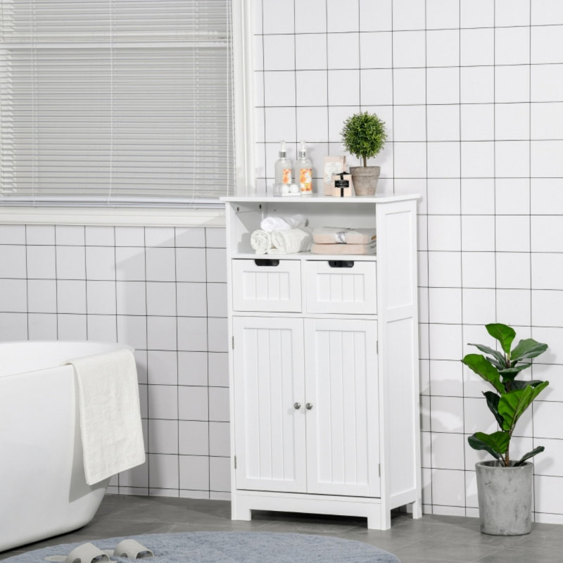 Engineered Wood Freestanding Bathroom Cabinet