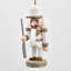 Ensemble de 4 adorables décorations pour casse-noisette de 3,9 pouces pour les décorations de Noël festives et les fêtes